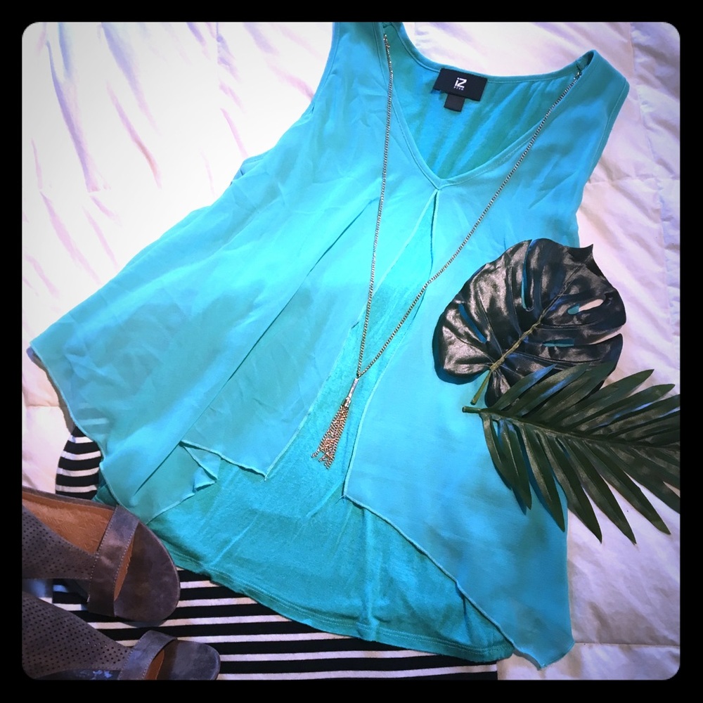 ⚓️Flowy Summer Tank with Tassel Necklace⚓️